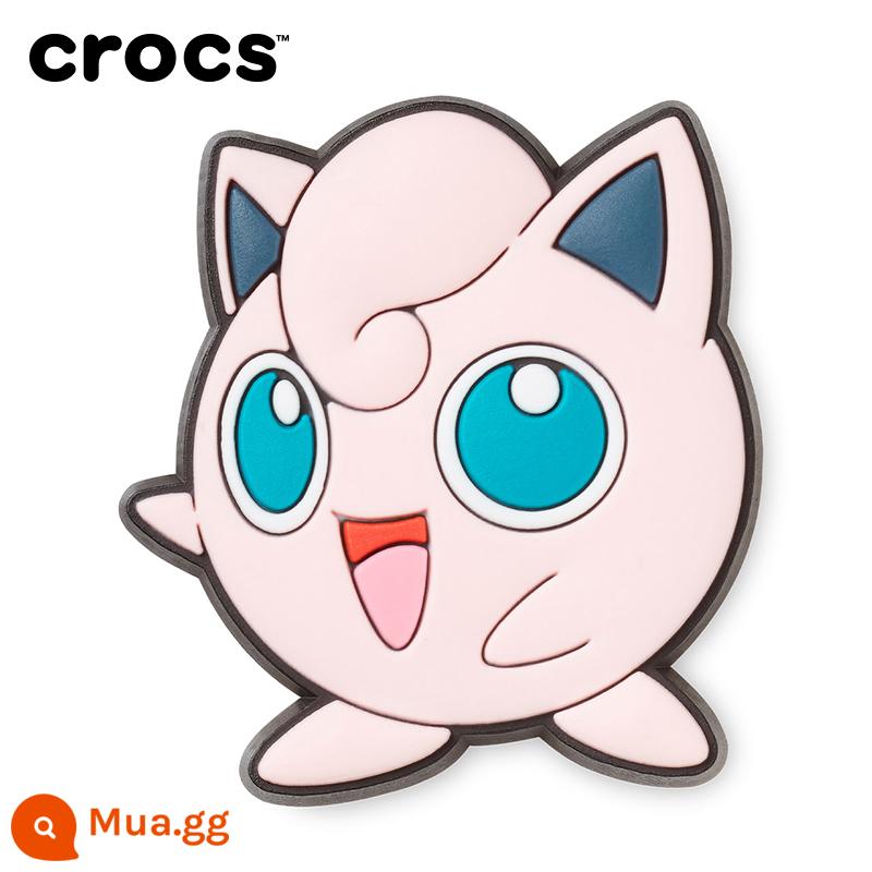 CrocsCRORS Zhibixing phụ kiện lỗ giày hoa Pokémon master bóng Pikachupipi - Pokémon Jigglypuff