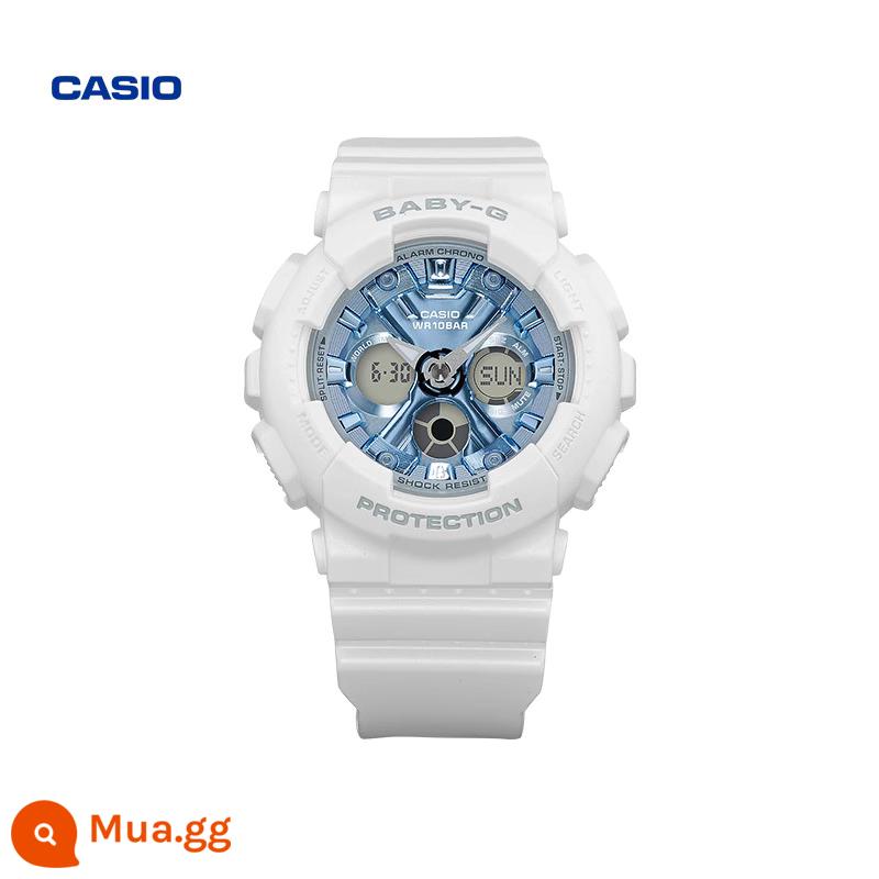 Cửa hàng hàng đầu của Casio BA-130 đồng hồ thể thao chống nước thời trang sinh viên nữ BABY-G chính hãng CASIO - BA-130-7A2PR