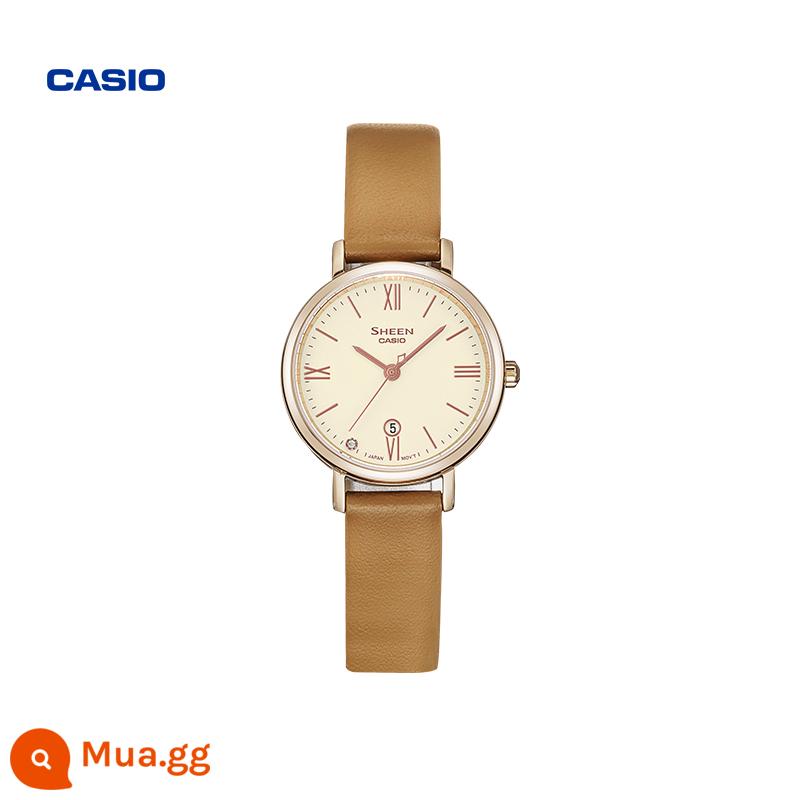 Cửa hàng hàng đầu của Casio SHE-4540 đồng hồ đeo tay nữ doanh nhân mặt số nhỏ chống thấm nước Trang web chính thức của CASIO chính thức của SHEEN - SHE-4540CGL-9AUPR