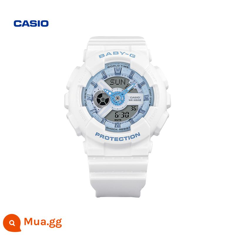 cửa hàng hàng đầu casio BA-110BE thể thao sinh viên ngọt ngào và mát mẻ Đồng hồ CASIO nữ BABY-G - BA-110XBE-7APR