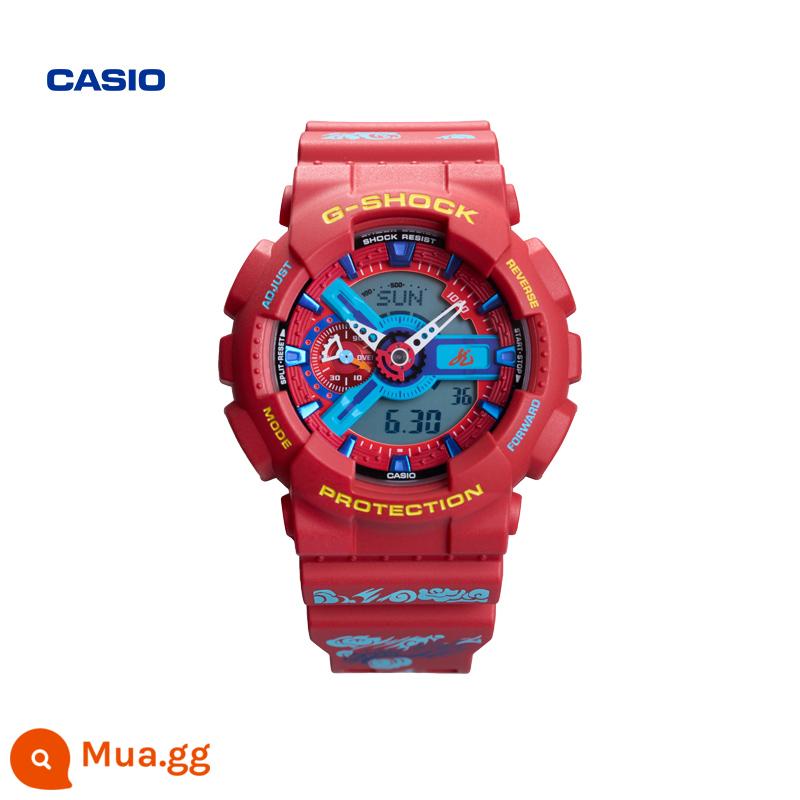 cửa hàng hàng đầu casio GA-110 Hộp quà tặng chủ đề cung hoàng đạo Rồng đồng hồ thể thao CASIO G-SHOCK chính thức - GA-110CDY24-4APFL