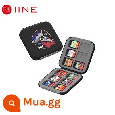 Giá trị tốt Công tắc/OLED Pokémon dòng cao quý phụ kiện Tay cầm Bluetooth NFC/túi lưu trữ/nắp đính đá - Hộp đựng thẻ 12 chiếc L749-đỏ vermillion