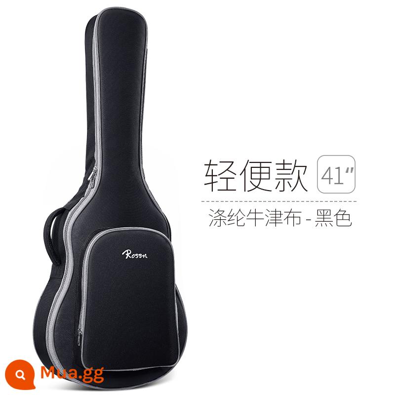 Túi đựng đàn guitar Rosen 40 inch 41 inch đàn guitar acoustic dân gian túi đeo vai dày GT-411 - Túi dày GT-411 41