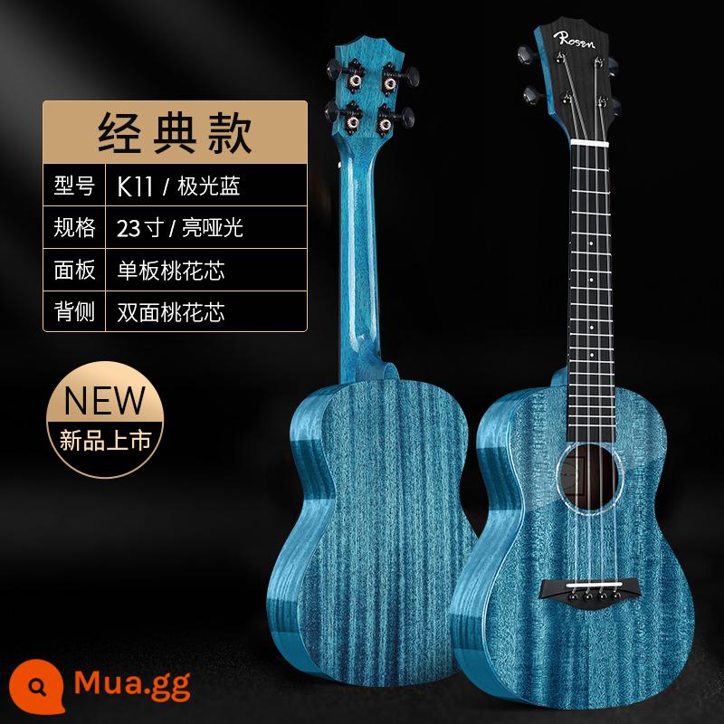 Lucerne veneer ukulele người mới bắt đầu trẻ em gái nam đàn guitar nhỏ nhập cảnh cấp trưởng thành 23 inch đàn ukulele - 23 inch-Xanh Aurora〖Cổ điển〗