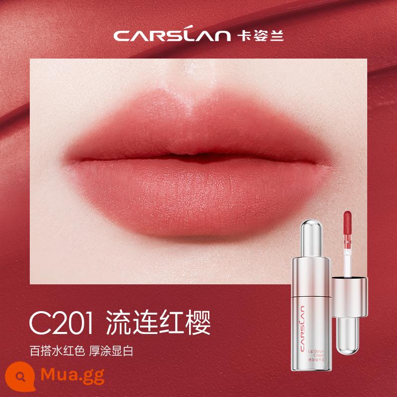 [Siyao Exclusive] Kazilan Coloured Lip Essence Son môi Lip Glaze Lip Care Water Light Nude Female Lip Gloss Son môi Sơn dầu - C201