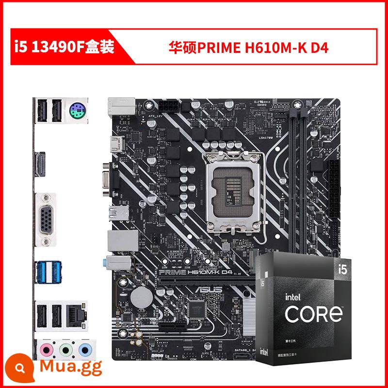 CPU chip i5 13400F/13600KF i513400F/13400/i313100F/13100 13700 - i5 13490F đóng hộp + ASUS PRIME H610M-K DDR4