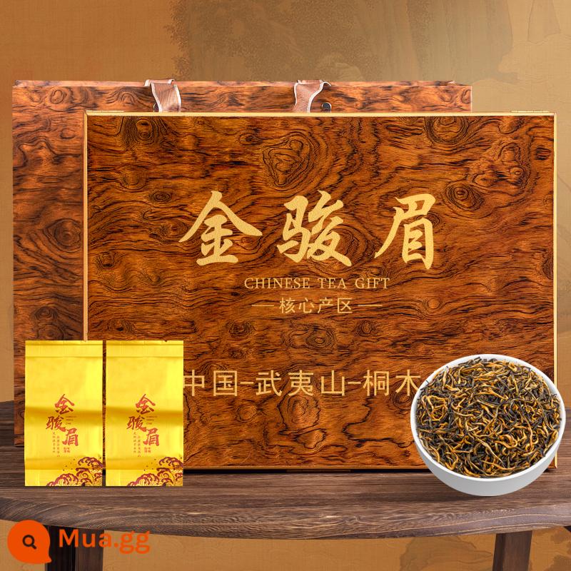 Lapsang souchong trà đen hộp quà tặng hương thơm siêu mạnh số lượng lớn 2022 trà mới Lễ hội mùa xuân quà tặng - 499g