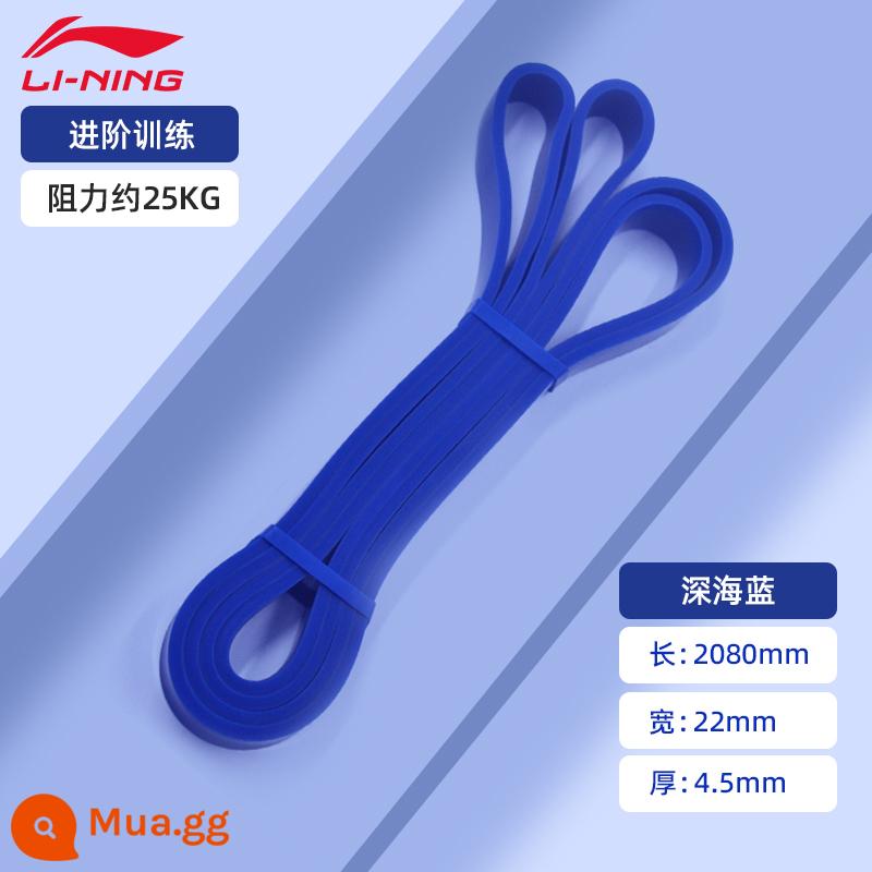 Li Ning dây thun tập thể dục nam dây kháng lực tập luyện sức mạnh hông tập chân vòng đàn hồi điền kinh chân phục hồi chức năng - 437 sức đề kháng màu xanh khoảng/25kg [bài tập kéo dài nâng cấp chuyên nghiệp, unisex]