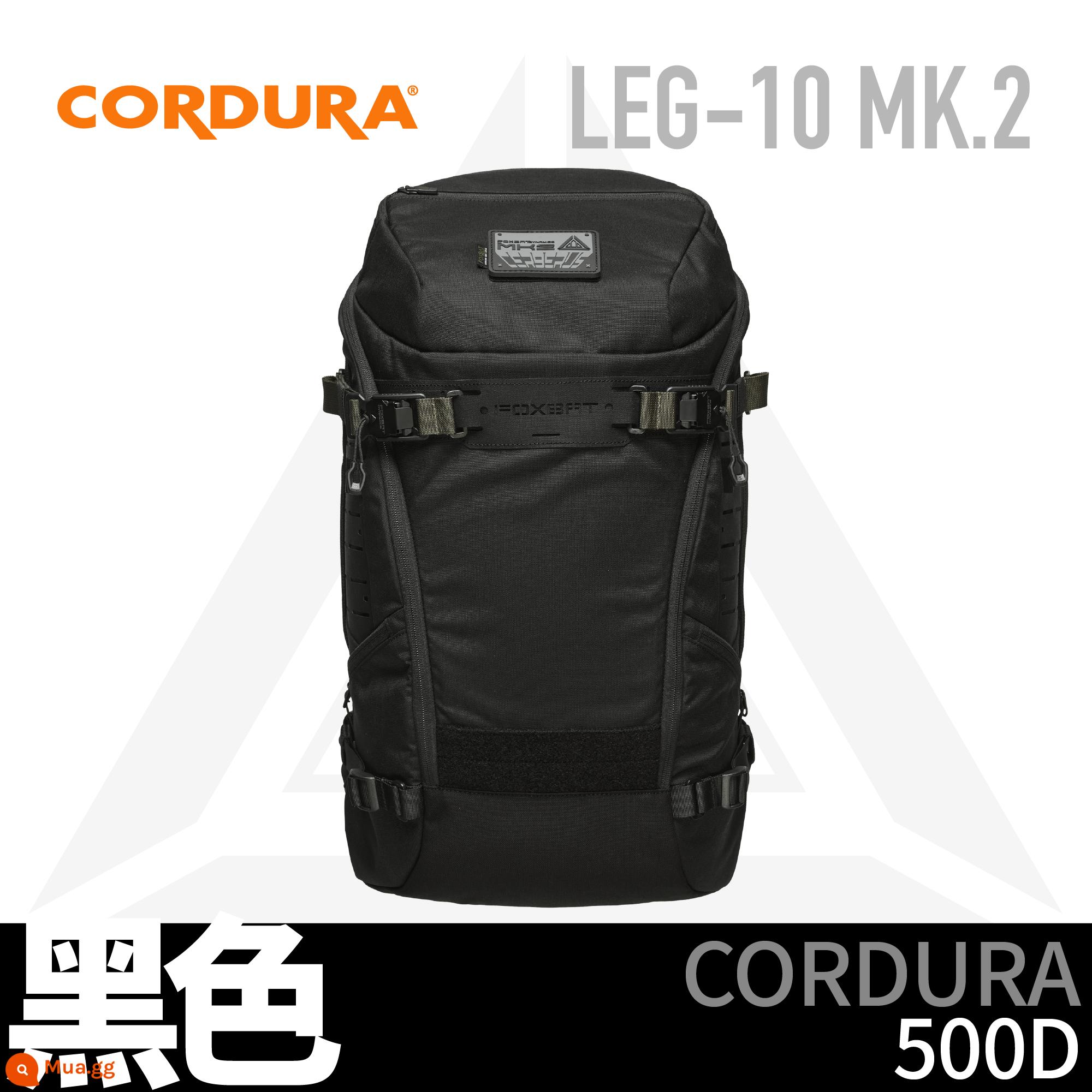 FOXBAT Foxbat Công Nghiệp Cerberus 2nd Thế Hệ Chức Năng Chiến Thuật EDC Ba Lô Túi Máy Tính 17 Inch Nam Ngoài Trời - Màu đen (phiên bản CORDURA) Số lượng nhỏ trong kho sẽ được giao trong vòng 2 ngày