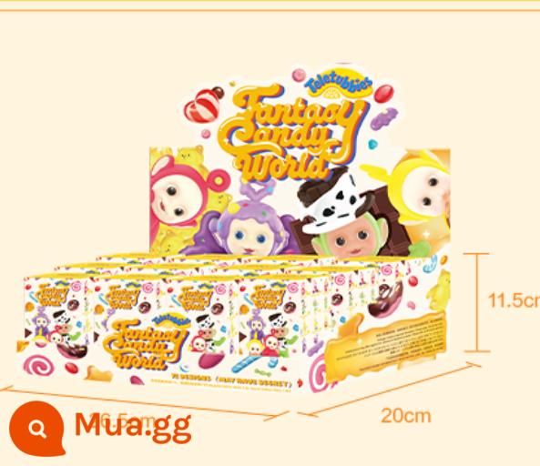 POPMART Bubble Mart Dòng Teletubbies Mô Hình Hộp Mù Đồ Chơi Sáng Tạo Abo Dễ Thương - Cả hộp 12 miếng [mở hộp để xác nhận]