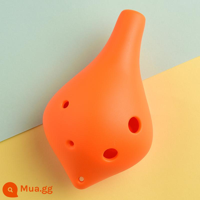 Ocarina 6 lỗ alto C-tune nhựa mới bắt đầu mục nhựa chống rơi 6 lỗ nhựa AC trẻ em học sinh trưởng thành nhạc cụ - Nhựa AC 6 lỗ cao cấp [cam]