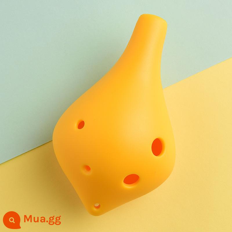 Ocarina 6 lỗ alto C-tune nhựa mới bắt đầu mục nhựa chống rơi 6 lỗ nhựa AC trẻ em học sinh trưởng thành nhạc cụ - Nhựa AC 6 lỗ cao cấp [vàng]