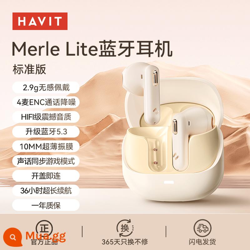 Tai nghe Bluetooth Hewitt true wireless mới 2023 nam nữ giảm tiếng ồn chất lượng âm thanh cao phù hợp Apple Huawei Xiaomi - Liujinbai-Phiên bản tiêu chuẩn [Không có cảm giác đeo + Giảm tiếng ồn cuộc gọi ENC + chất lượng âm thanh độ phân giải cao]