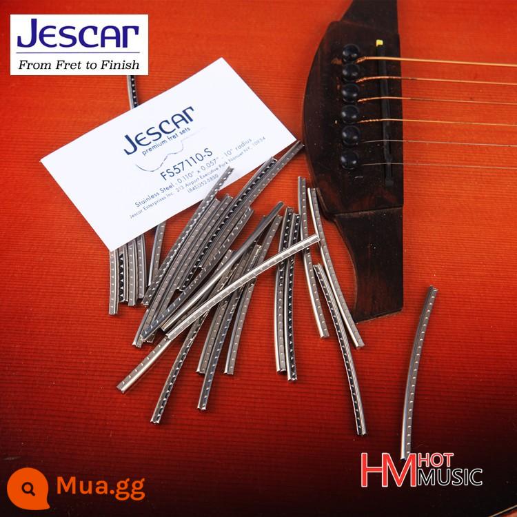 Mỹ sản xuất Jescar tom anderson suhr niken bạc thép không gỉ evo guitar điện bass phím đàn - Model 57110s thép không gỉ kích thước 2,79mm