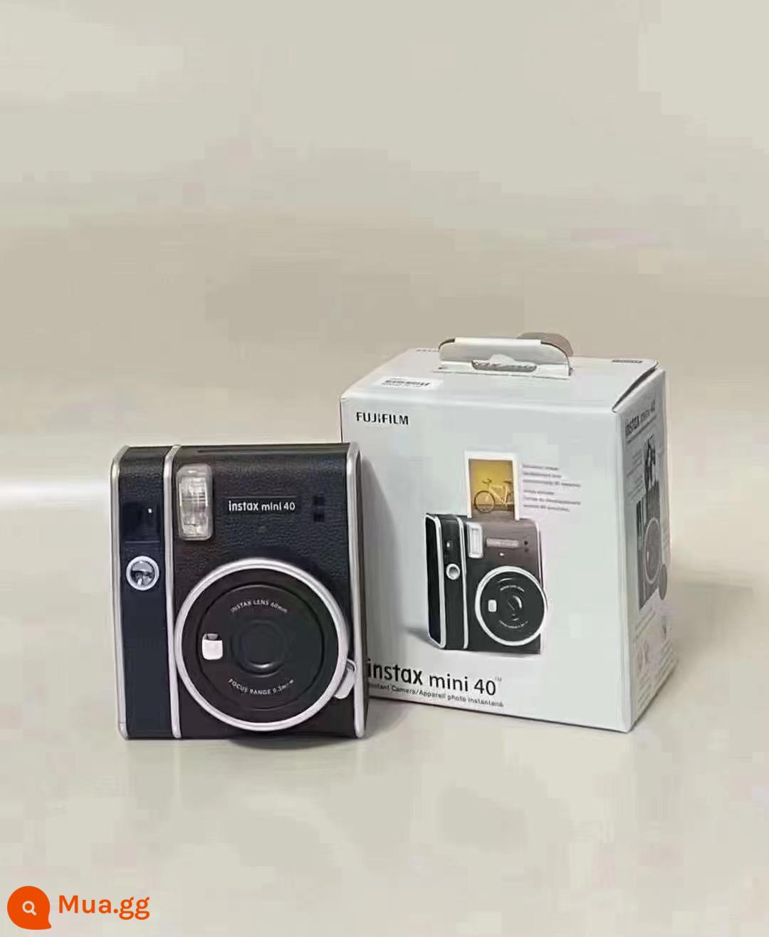 Máy ảnh cổ điển Fuji Polaroid instax mini90 40 chụp 1 lần đen nâu kèm pin selfie - Nguyên hộp SF Express #mini 40 (bao gồm pin + dây buộc + sách hướng dẫn)