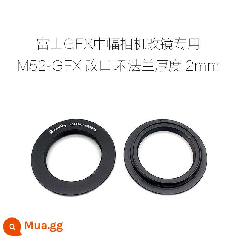 Máy ảnh khung miệng Lianzhong Fuji GFX có vòng nối vòng miệng 2mm M42/M52/M58-GFX - M52-GFX