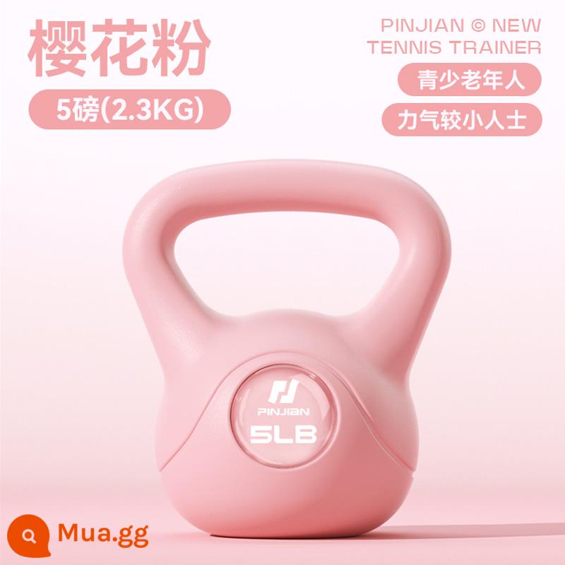 Mềm Kettlebell Nữ Tập Thể Hình Tại Nhà Ấm Siêu Tốc Quả Tạ Thể Thao Chuyên Nghiệp Tập Thể Hình Giảm Cân Hiện Vật Sóc 8 10Kg - Ấm siêu tốc cứng - 5 lbs - Sakura Pink