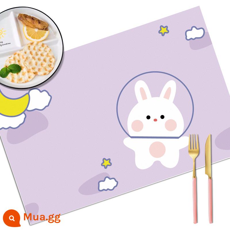 Placemat học sinh tiểu học khăn trải bàn đặc biệt dành cho trẻ em thảm cách nhiệt có thể gập lại thảm trải bàn ăn trưa khăn trải bàn ăn trưa lớp 1 - Da thân thiện với môi trường-Tutu Baby (không bao gồm túi đựng + chống thấm nước)