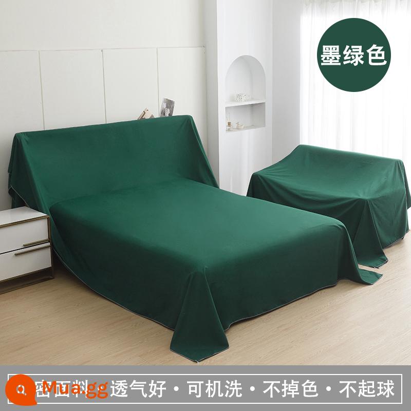 Nội thất vải chống bụi bọc vải hộ gia đình vải chống bụi bọc ghế sofa vải màu xám giường vải che bụi vải chống bụi bọc vải bọc màu xám - Màu xanh đậm (được mã hóa)