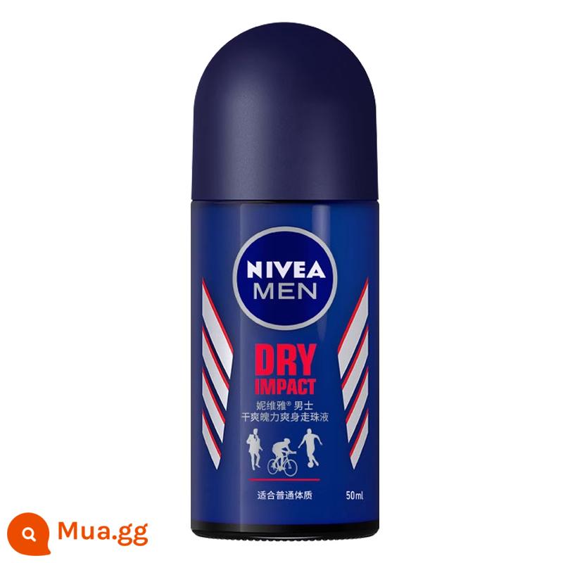 Nivea roll-on liquid antiperspirant dew dành cho nữ lăn nách nam hương thơm lâu nước hoa toàn thân dạng lăn dạng xịt khô hột mồ hôi toàn thân - Dung Dịch Khô 50ml (Nam)