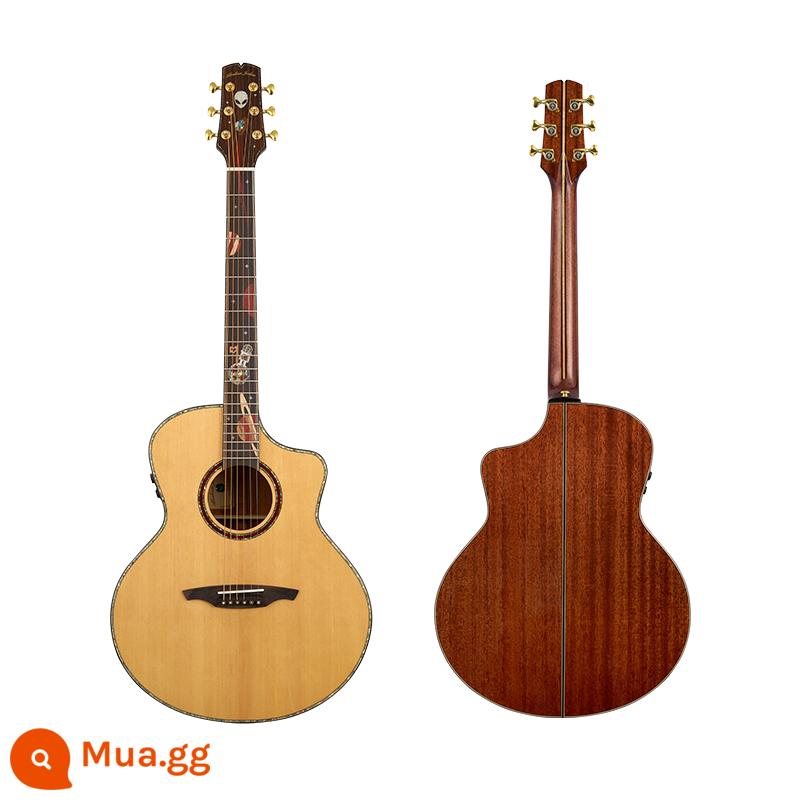 Abraham đàn guitar ngôn ngữ ngôi sao chúc đêm giữa biển sâu lãng mạn đầy veneer cộng với rung hộp điện nam nữ người mới bắt đầu - Sao ngôn ngữ mong muốn 1.1 gỗ gụ vân sam ♦ toàn bộ veneer 41