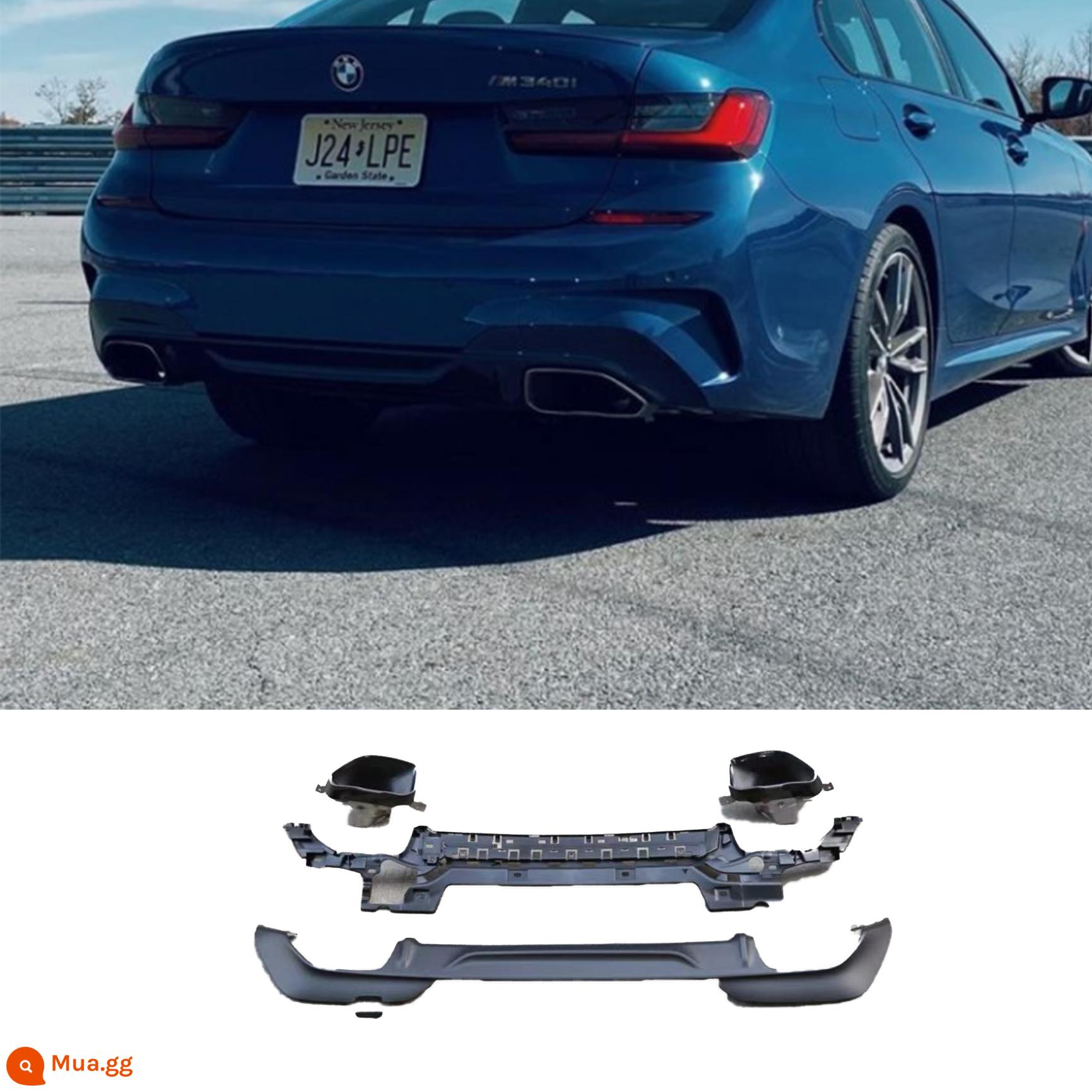 Thích hợp cho BMW 3 series mới sửa đổi môi sau bằng sợi carbon Môi sau G20G28325i môi sau bằng sợi carbon MP từ 20 đến nay - 340 bộ gốc