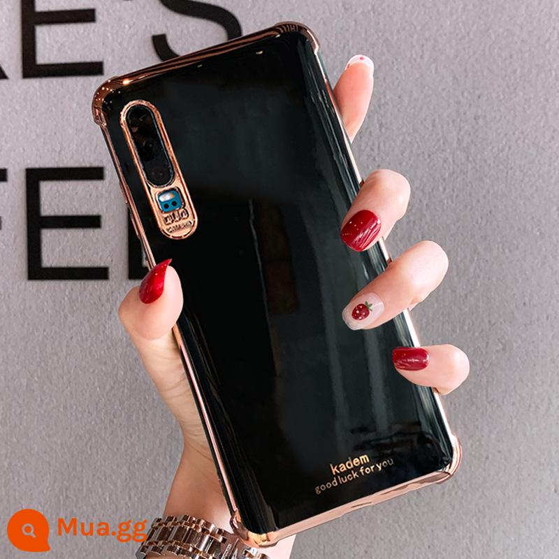 Thích hợp cho giao hàng bình thường trên vỏ bảo vệ điện thoại di động p30pro túi khí toàn diện chống rơi p30 vỏ bảo vệ silicon mềm 30pro - đen