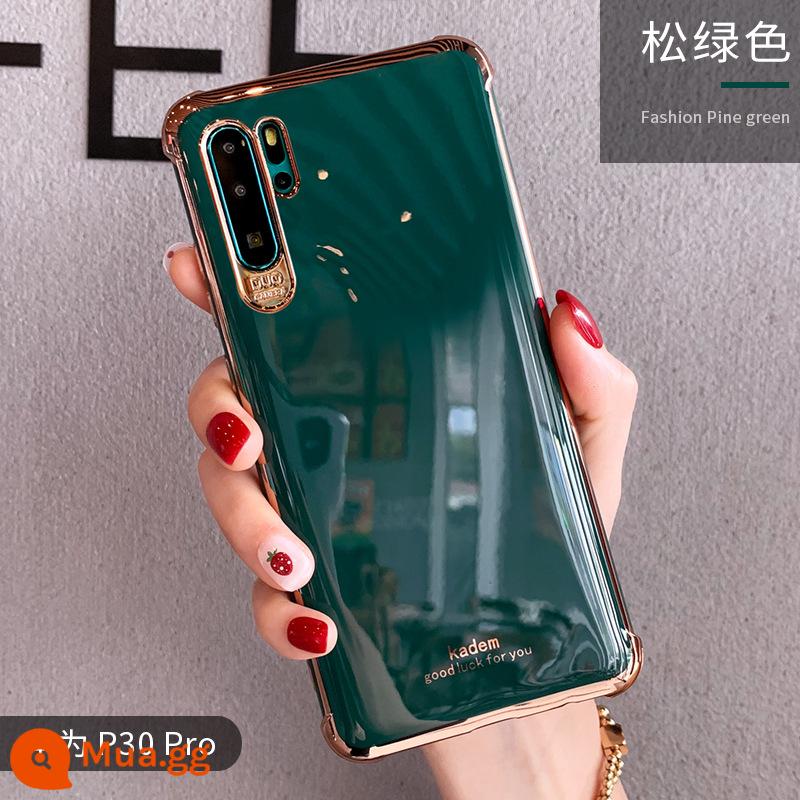 Thích hợp cho giao hàng bình thường trên vỏ bảo vệ điện thoại di động p30pro túi khí toàn diện chống rơi p30 vỏ bảo vệ silicon mềm 30pro - cây thông xanh