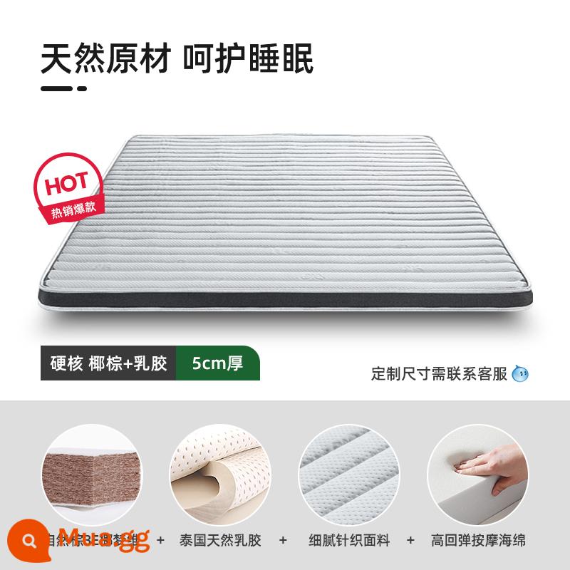 Mười thương hiệu nổi tiếng hàng đầu của Airland Nệm cọ dừa Palm Ridge Protection Nệm mỏng cứng cho trẻ em Tatami Latex Simmons - 5CM (bao gồm mủ + cọ dừa)