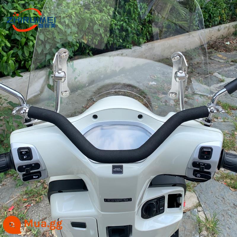 Zhiruimei phù hợp với thanh cân bằng đã sửa đổi của Honda ns125la thanh ngang giá điện thoại di động thanh mở rộng tay vịn cho trẻ em - NS125LA cạnh dưới màu đen mờ đường kính 22mm độ dày thành 7,8