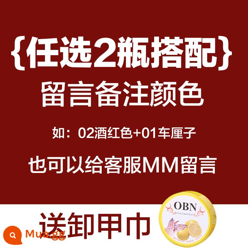 Sơn móng chân xuân hè móng chân nữ mẫu mới 2023 không khô, lâu trôi, nhanh khô, không thấm nước, trắng, không bong tróc, không độc hại - Màu trắng sữa, mix 2 chai miễn phí