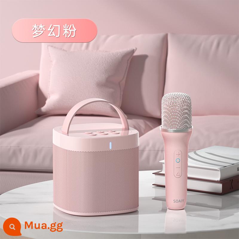 Micro hát karaoke gia đình Sony Ericsson SK8 hát micro âm thanh không dây Bluetooth gia đình trẻ em quốc gia ktv one - Dream Powder- ✅Phiên bản hàng đầu [Lúa mì đơn]