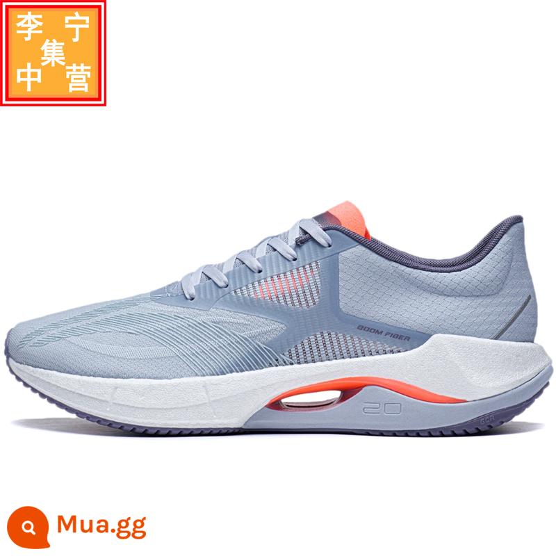 Giày chạy bộ công nghệ lụa Li Ning 2023 mới siêu nhẹ 20 giày thể thao thoáng khí chống sốc nam nữ ARBT001 002 - Xanh Azure ARBT001-12 Phủ siêu nhẹ 20