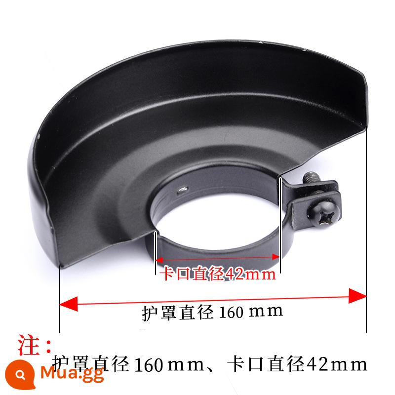 Máy mài góc 100 sửa đổi 125 tấm áp suất sửa đổi 125mm150mm đĩa cắt phụ kiện hoàn chỉnh máy đánh bóng máy đánh bóng kẹp - Khiên [đường kính 160] lưỡi lê 42