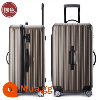 Vali mật khẩu dung lượng lớn nữ 32 inch nam ins lưới màu đỏ đa năng có bánh xe đẩy vali học sinh có khóa kéo - Tấm dày được nâng cấp bằng hợp kim titan [chống trầy xước]