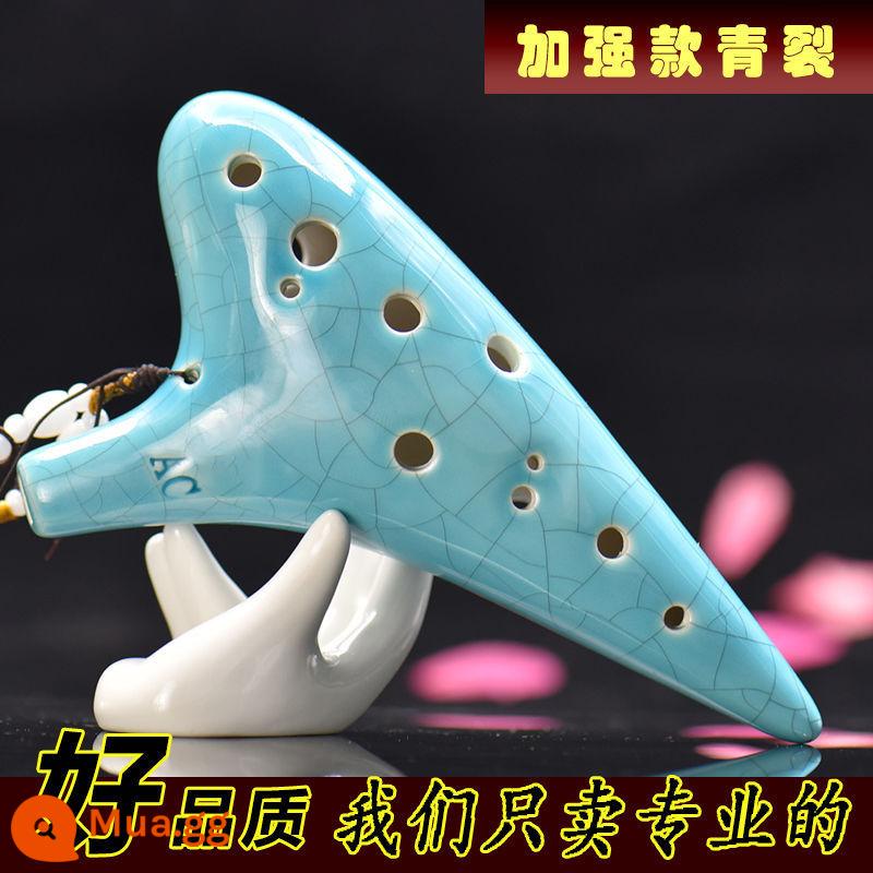 Ocarina 12 lỗ đơn giản dành cho người mới bắt đầu 12 lỗ ac alto C chuyên nghiệp 6 Nhạc cụ học sinh sáo Taoshan 46 - Qingcrack [tăng cường sức mạnh cho người mới bắt đầu] với túi dây buộc hướng dẫn