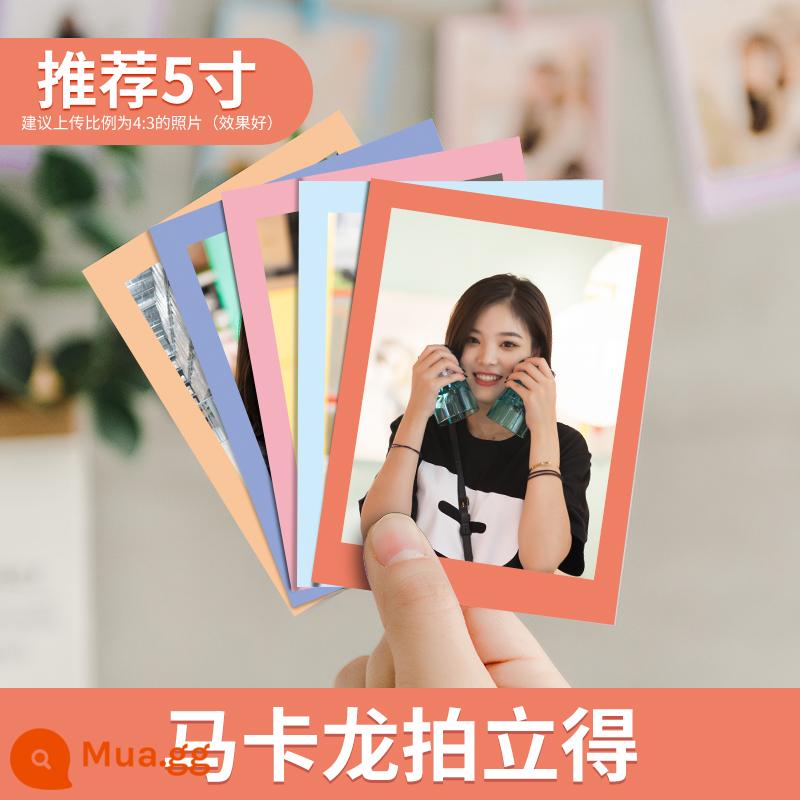 Rửa ảnh và in Polaroid, rửa ảnh tùy chỉnh, rửa ảnh, thẻ ảnh tự in, album ảnh ba inch tự làm - Ren [Polaroid-Macaron] 20 ảnh