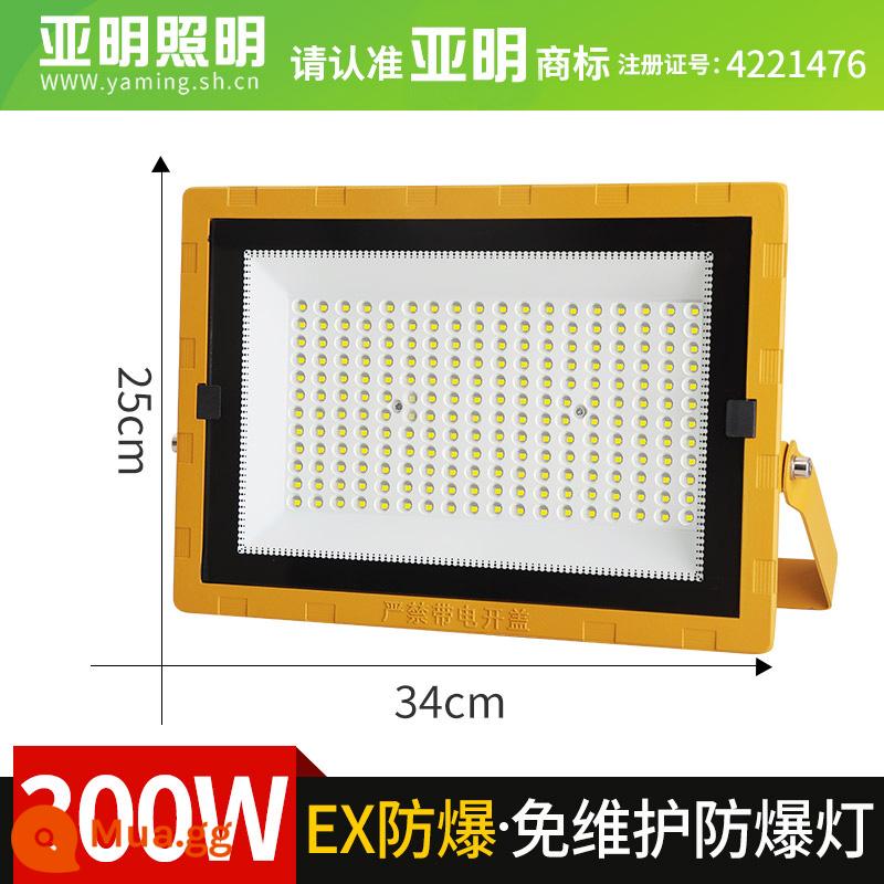 Yaming LED đèn chống cháy nổ trạm xăng 100w nhà máy hóa chất kho xưởng xưởng kho dầu chống nước ánh sáng chống cháy nổ chịu nhiệt độ cao - Dòng chắn đèn chống cháy nổ Yaming-300W chính hãng