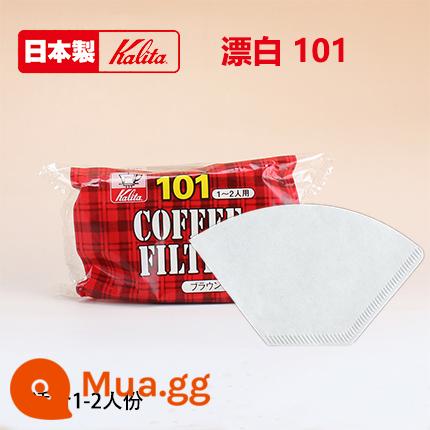 Nhật bản chính hãng nhập khẩu Kalita Kalita pha cà phê bằng tay giấy lọc lọc nhỏ giọt giấy lọc hình quạt 101/102 - 101 thuốc tẩy 100 viên