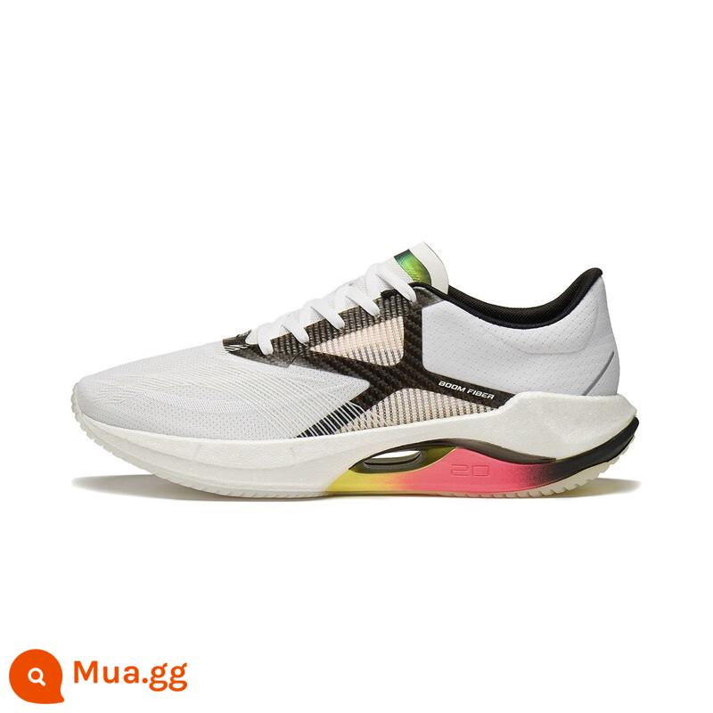 Giày chạy bộ Li Ning nam mùa xuân 2023 mới Chitu 6 hỗ trợ phản quang nam giày chạy bộ ổn định - [Siêu nhẹ] Trắng/Đen tiêu chuẩn