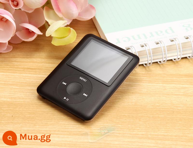 Máy nghe nhạc MP3 sinh viên Ghi âm MP4 quả táo nhỏ p6 Tiếng Anh mini thể thao nhạc cô gái dễ thương Walkman P5 - Đen [có loa ngoài và thẻ có thể lắp vào]