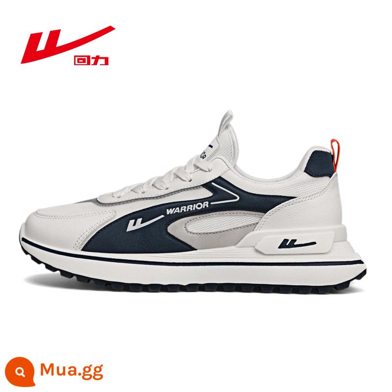 Giày nam Hui Power's Store Flagship Store Show Snow Shoes chính hãng giày cao đông ngoài trời giày cotton nam ấm áp mùa đông ấm áp và nhung - K716-2288 mặt lưới màu trắng xanh đậm không có nhung