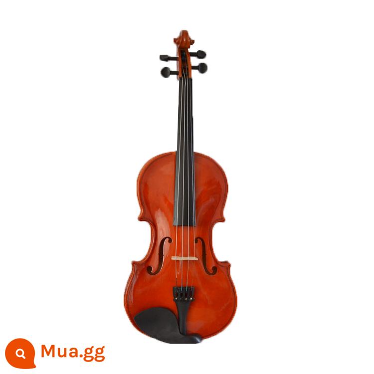 Đàn violon dành cho trẻ em mới bắt đầu đàn violon dành cho người lớn phân phối violon hồng và trắng trọn bộ nhạc cụ - 4/4 màu hạt dẻ