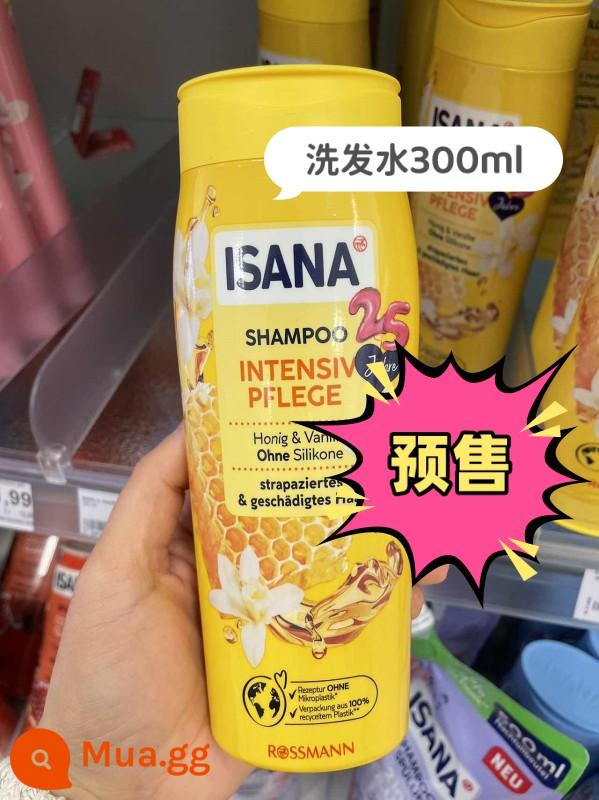 Dầu Gội Isana Honey Vanilla Đức Làm Sạch Sâu Kiểm Soát Dầu Ngăn Rụng Tóc Dầu Xả Làm Mượt Tóc - Dầu gội 300ml bán trước hoặc quá cảnh