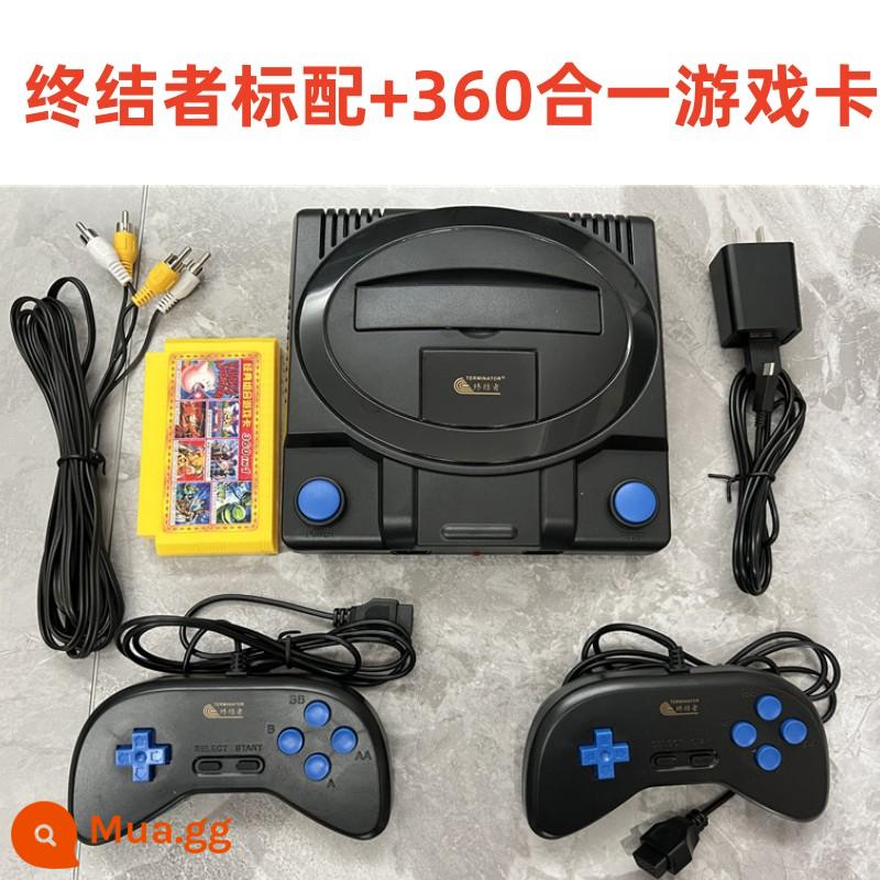 Máy chơi game Xiaobawang thời thơ ấu trò chơi cổ điển máy màu đỏ và trắng FC trò chơi TV 8-bit FC Contra tank - Tay cầm bướm 008 đạt tiêu chuẩn kèm thẻ game 360 ​​trong 1