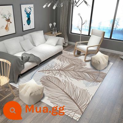 ins phòng ngủ thảm lông hiện đại ánh sáng trừu tượng sang trọng ngắn sang trọng ghế sofa phòng khách thảm phong cách Bắc Âu bầu không khí đơn giản - lông lạc đà lạc đà