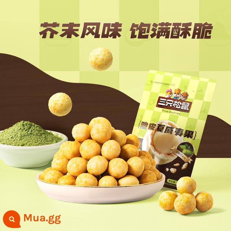 Tùy chọn [Ba con sóc_Hạt Macadamia vị mù tạt 25g] Snack hạt đặc biệt hạt lớn - [Gói Hương Vị] Hương Mù Tạt 25g/túi