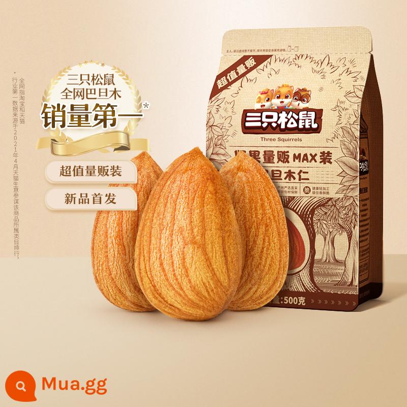 Mười tỷ trợ cấp [Ba con sóc_bán đại trà hạnh nhân 500g] hạt hạnh nhân, hạt hạnh nhân, hạt rang và các loại hạt - [Hạt hạnh nhân bán chạy - 1 catties] Doanh số tích lũy vượt 1,2 triệu bao