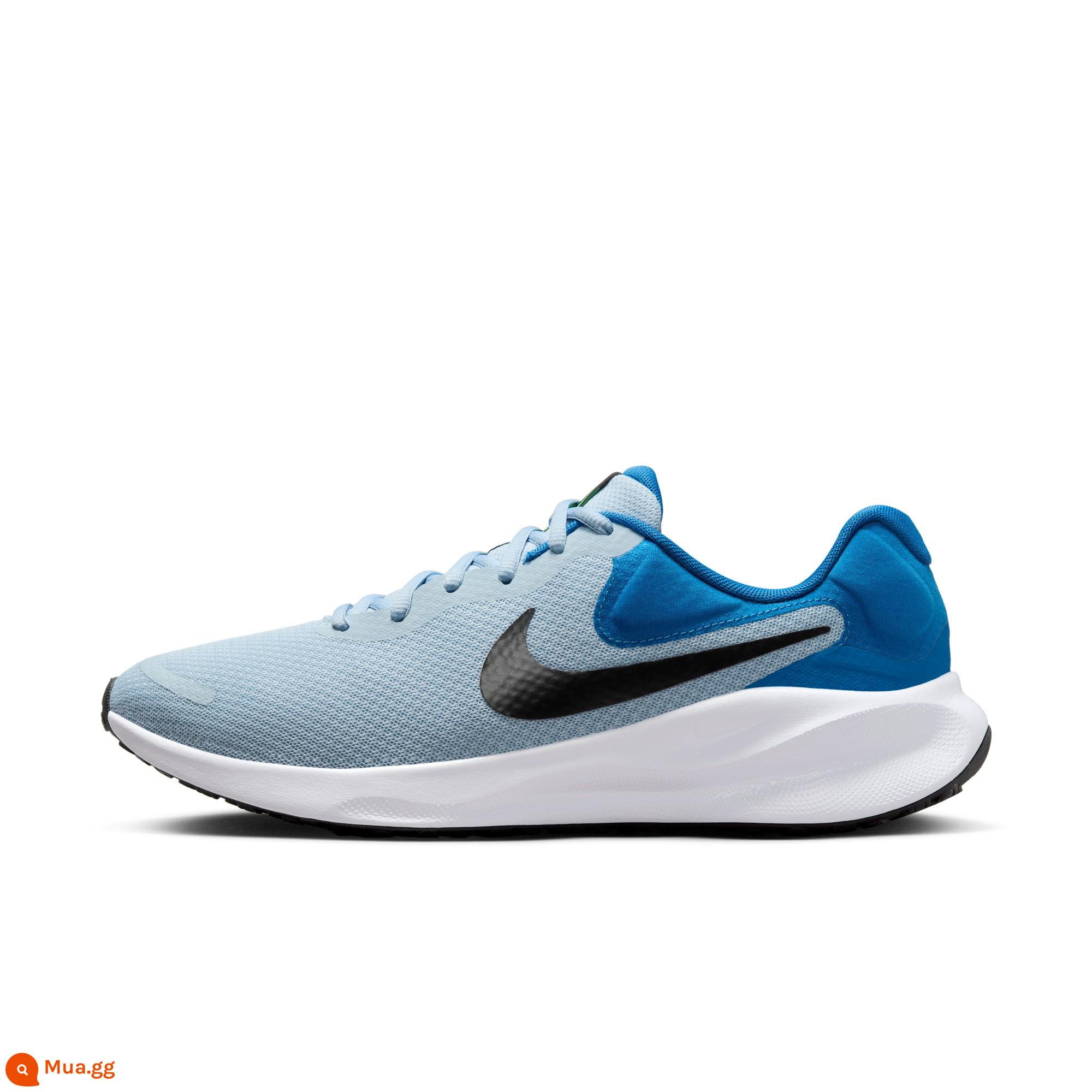 Giày thể thao Nike REVOLUTION 7 chính thức mùa đông nam đệm thể thao FB2207 - 402 ánh sáng màu xanh lam/đen/xanh sao/xanh tác động/trắng