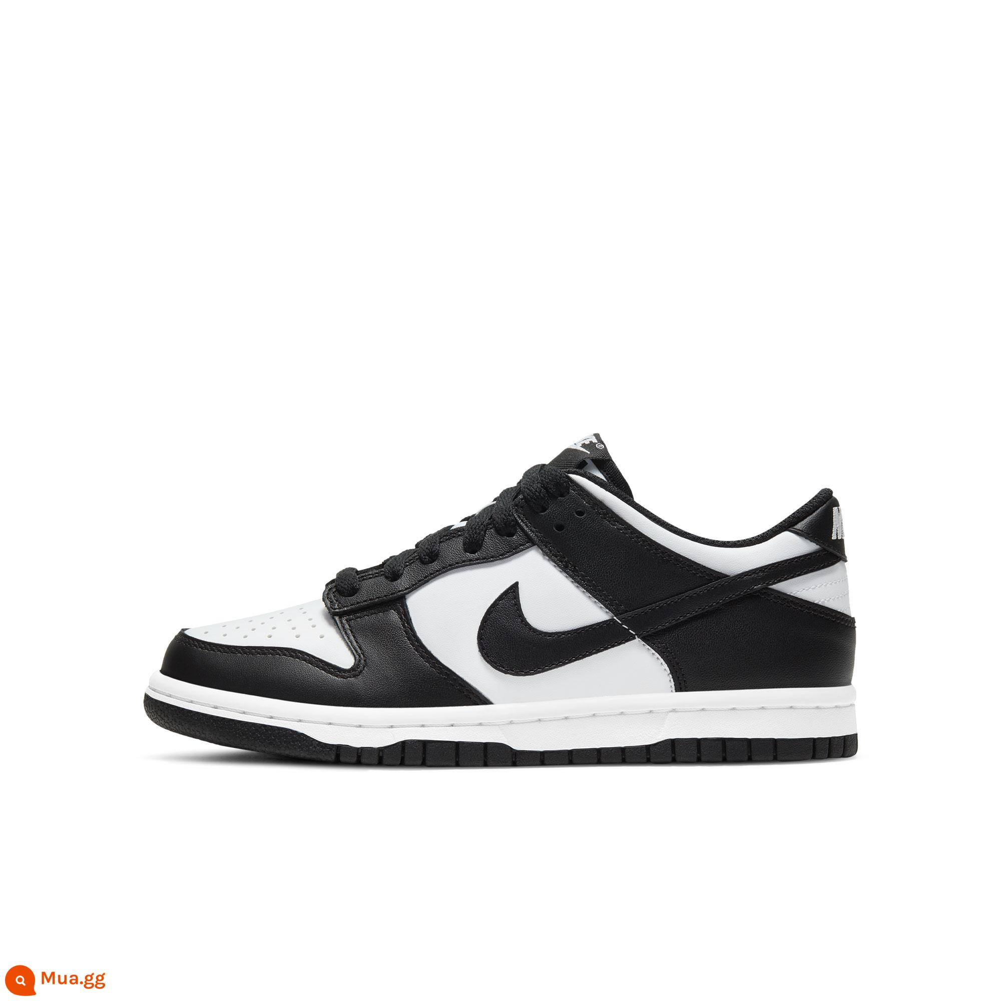 Nike Nike chính thức cho trẻ em DUNK LOW giày thể thao trẻ em cỡ lớn phong cách retro giày thể thao mùa thu thoáng khí CW1590 - 100 trắng/đen/trắng